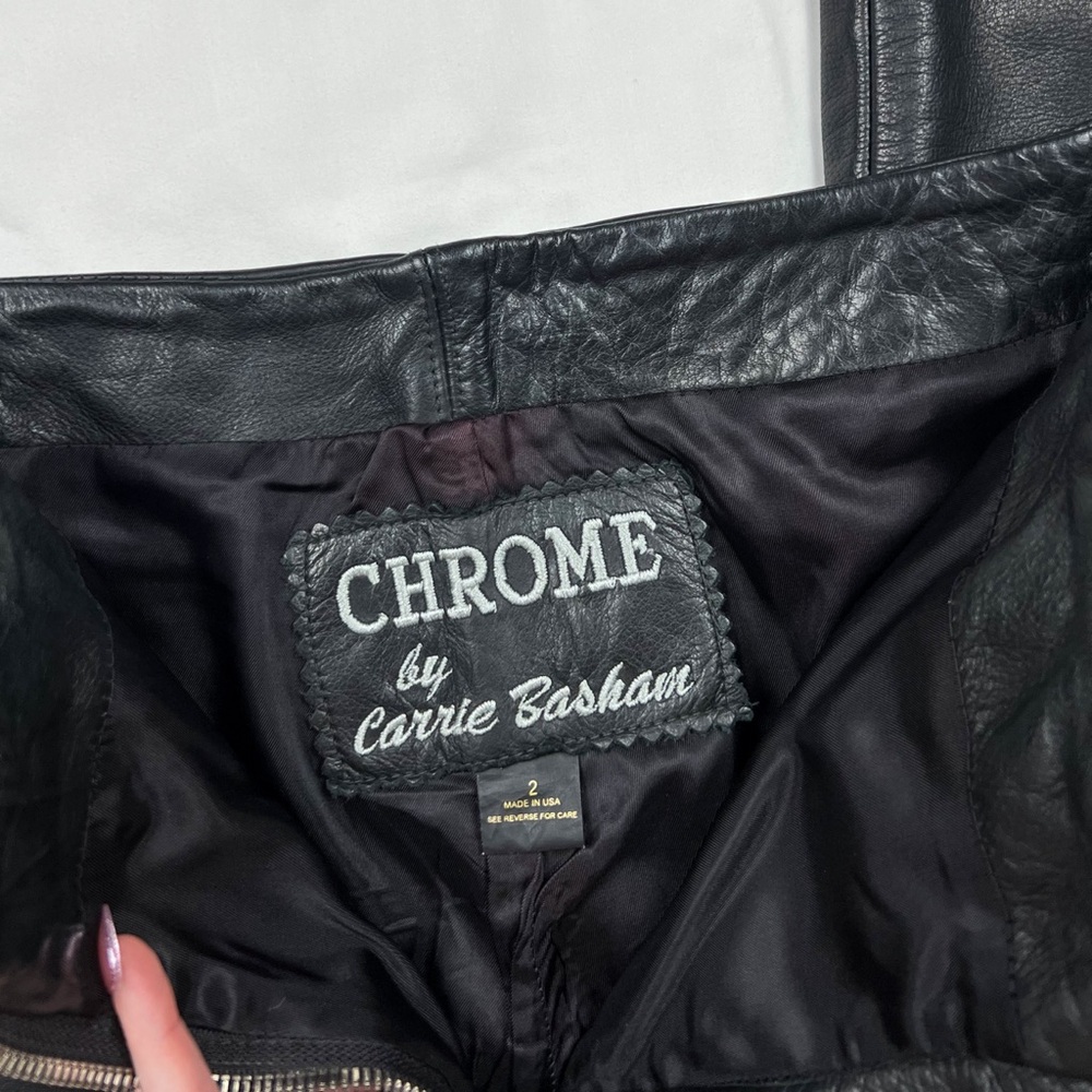 Vintage 90’s Leather Pants - Picture 3 of 8